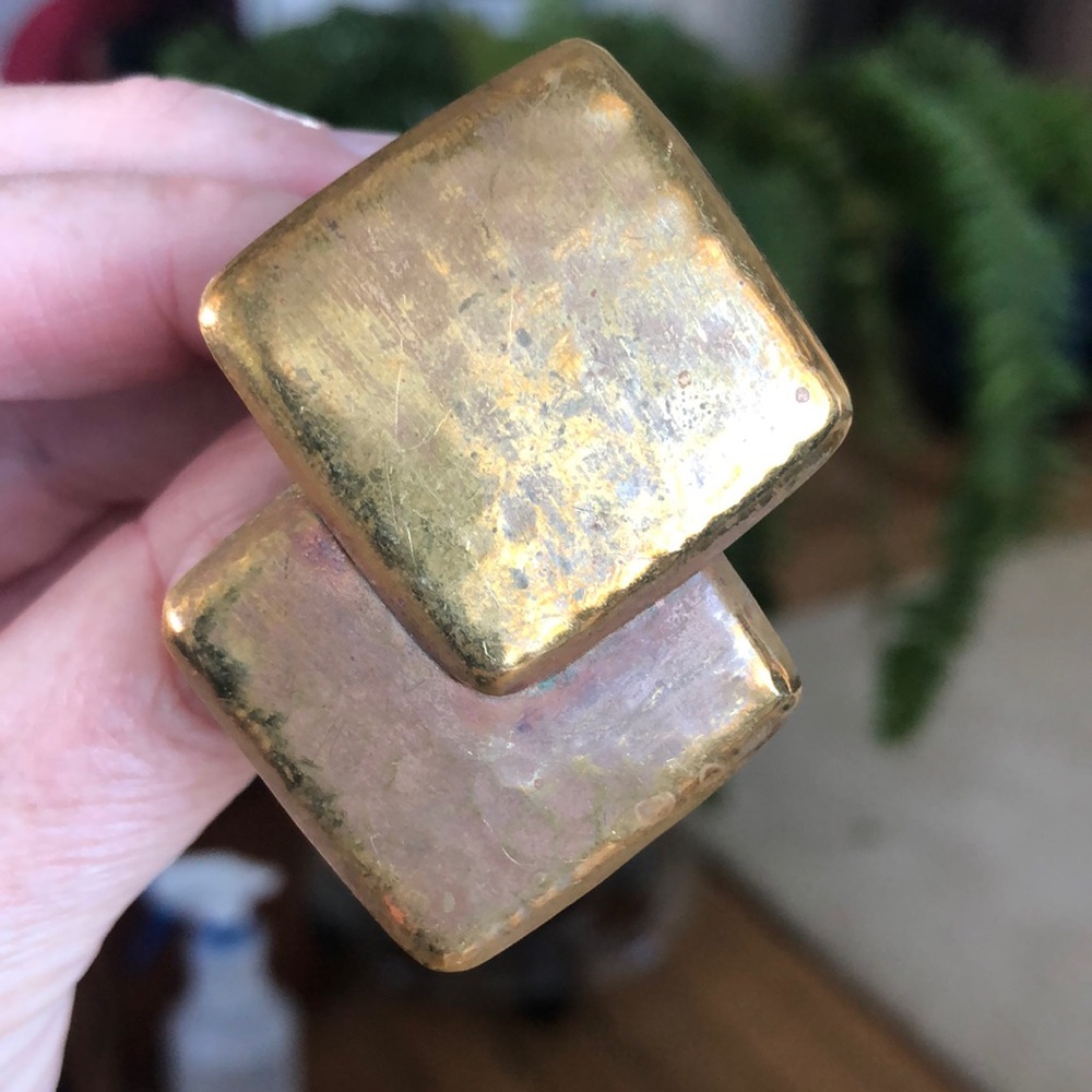 French Art Deco style geometric clip Fabrice Paris (E23)